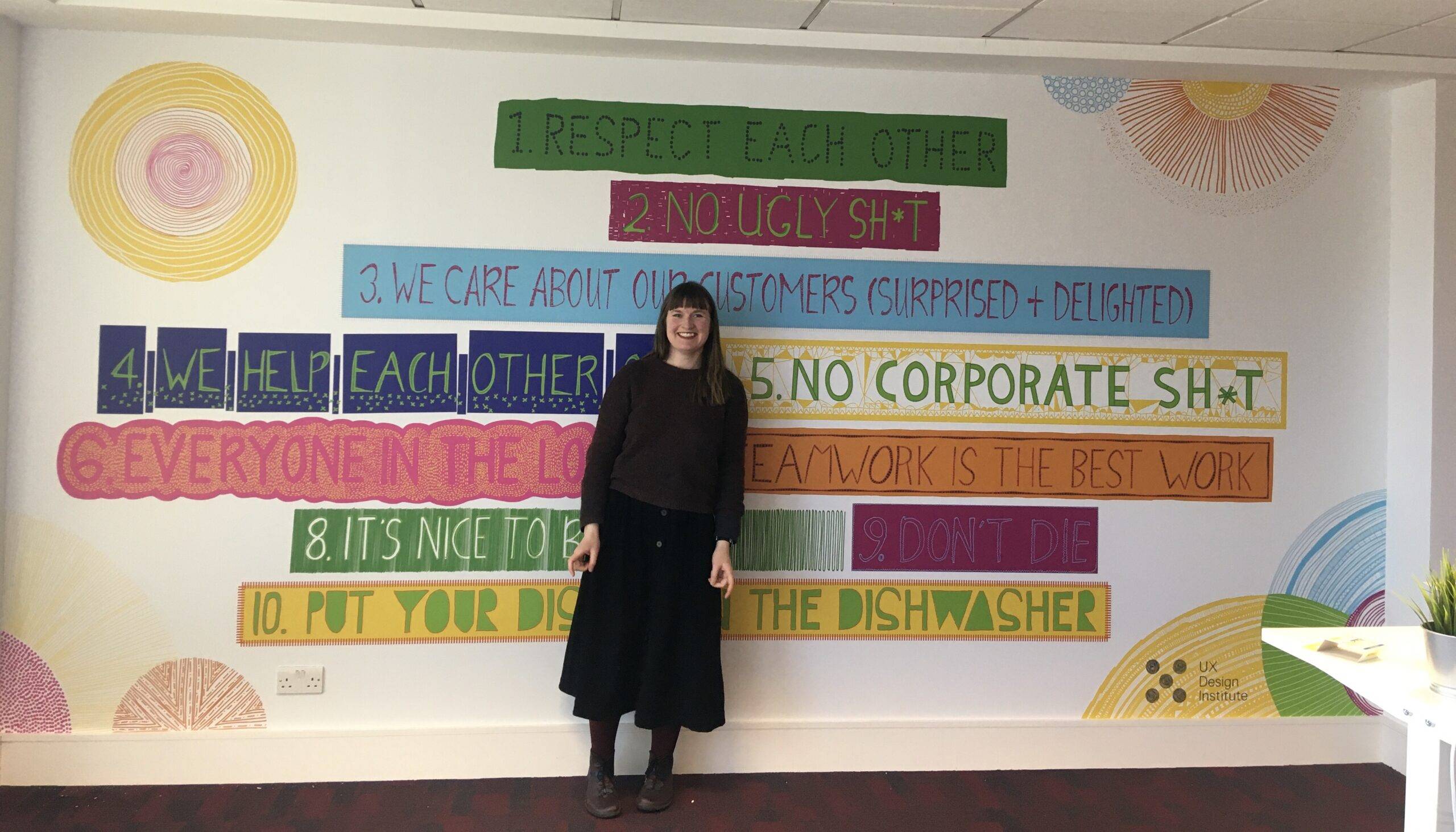 Melissa Culhane Ux Design Institute Mural